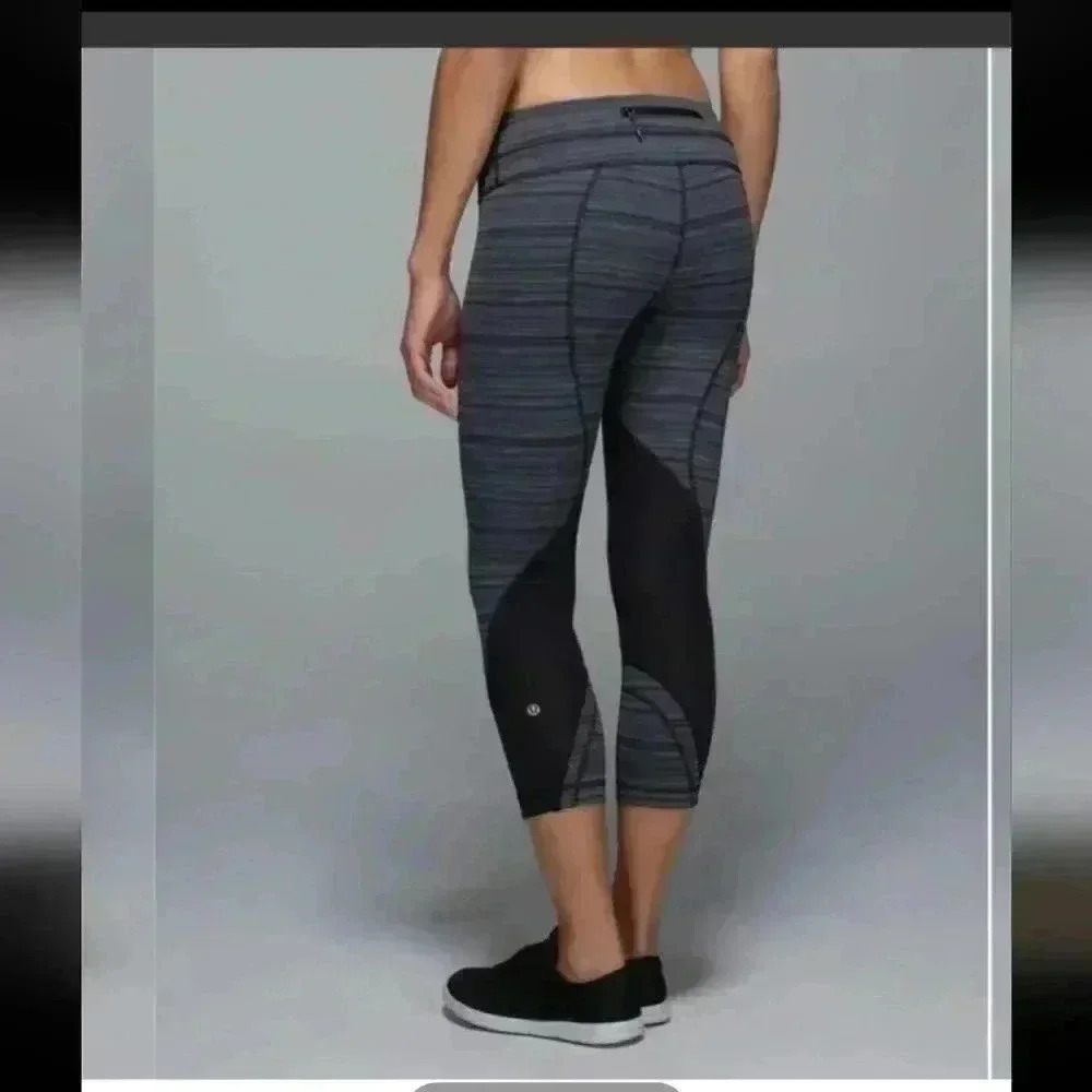 Lululemon Run Inspire Crop Size 8 EUC